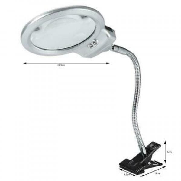 Lente di ingrandimento deals da tavolo con luce