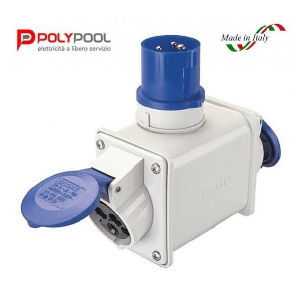 Presa Modulare Doppia Thomson NF 16A 2P+T Per Quadro Elettrico - Autoclip, 3500W, 2 Anni Di Garanzia - 4