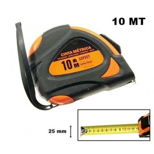 Metro Flessibile A Nastro 5 Metri Con Blocco Automatico Flessometro Retraibile Con Laccetto E Gancio 51907465 - Foto 10