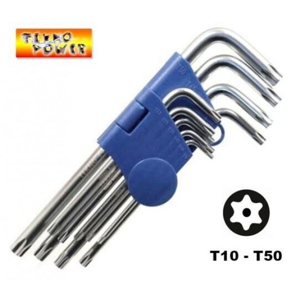 SET CHIAVI TORX 9 PZ FRANCESI L METRICHE CON FORO BRUGOLA LUNGHE T10 - Foto 8
