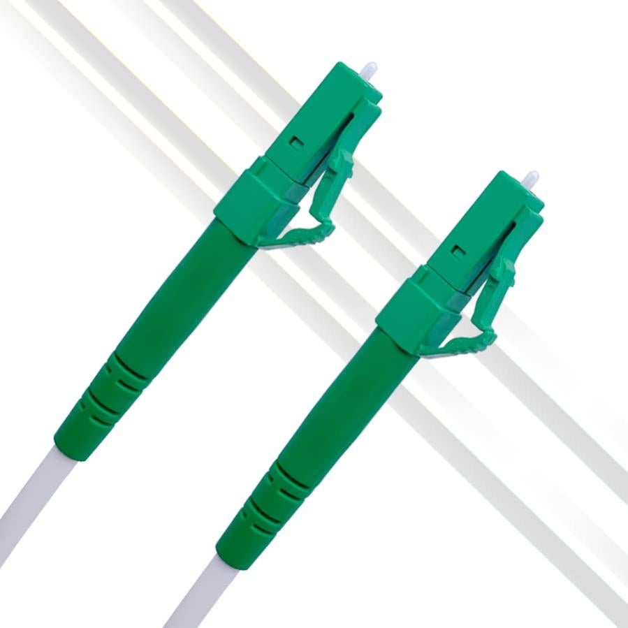 Câble Fibre Optique Blindé SC/APC - LC/APC OS2 Simplex Monomode - 10m - LSZH - Pour FTTH, Réseaux Télécom (Orange, Free, SFR) - 4