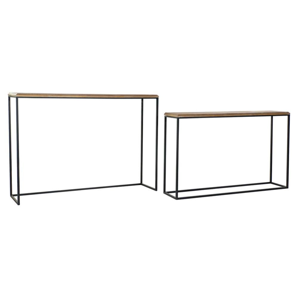 console-dkd-home-decor-m-tal-sapin-2-pcs-110-x-25-x-68-cm-120-x-30