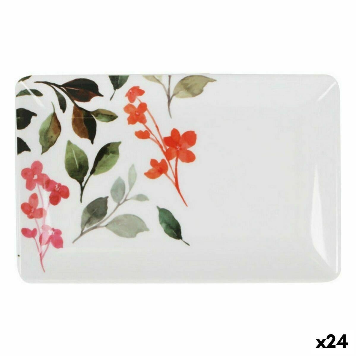 Plateau en melamine apéritif 4 coupelles déco jardin