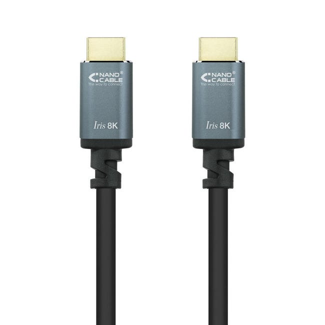 Nanocable HDMI, 5m cable HDMI HDMI tipo A (Estándar) Negro
