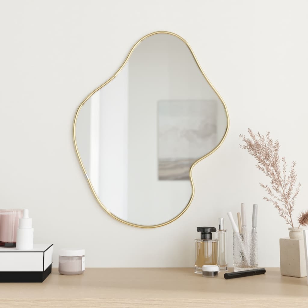 Maison Exclusive - Specchio da Parete Dorato 50x40 cm