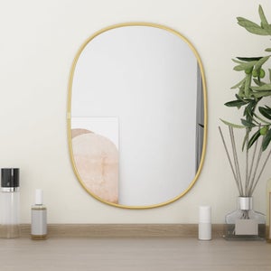 Maison Exclusive - Armadio Portagioie con Specchio a Muro Bianco  37,5x10x106 cm