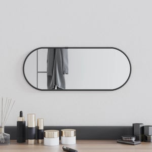 Espejo de baño retroiluminado con luz led capsule black