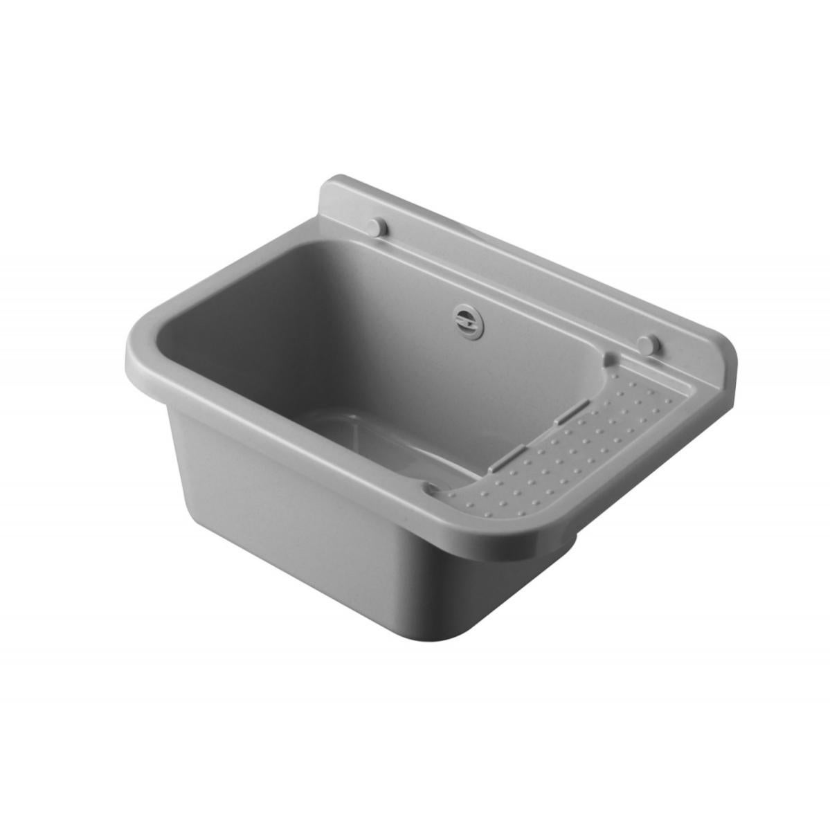 Mastro Gabriele Vasca In Cemento Per Lavanderia - Lavatoio Con Pilozzo 45x35x30 Cm - Foto 11