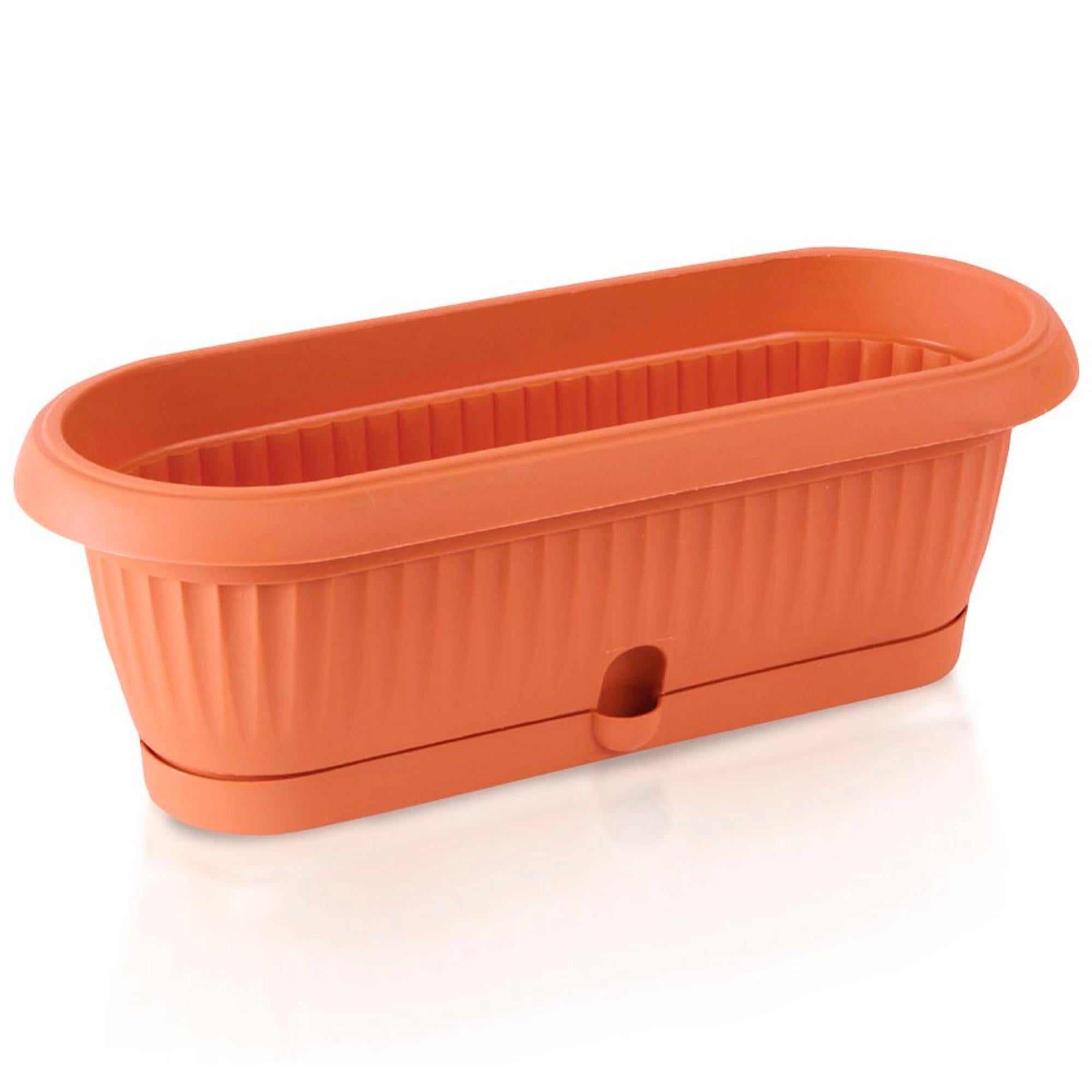 Baule Da Giardino PROSPERPLAST WOODEBOX 140L., Dimensioni  Mm 585x460x550 Colore Antracite 86237033