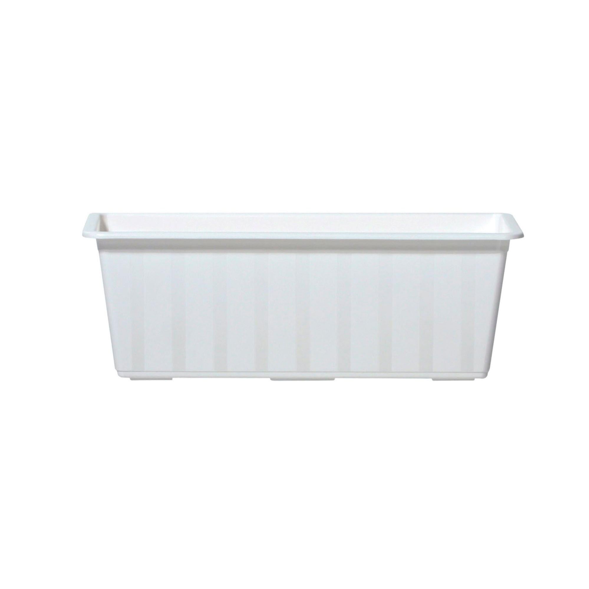 Maceta Terraza BOARDEE Jardinera Balcón BOARDEE BASIC - 7.9L,  58.7x14.4x13cm, Color Blanco Jardineras Colgantes Exterior, image size:2000x2000