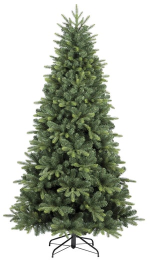 Alberello albero di natale 45 cm - 50 rami con base sacco di juta