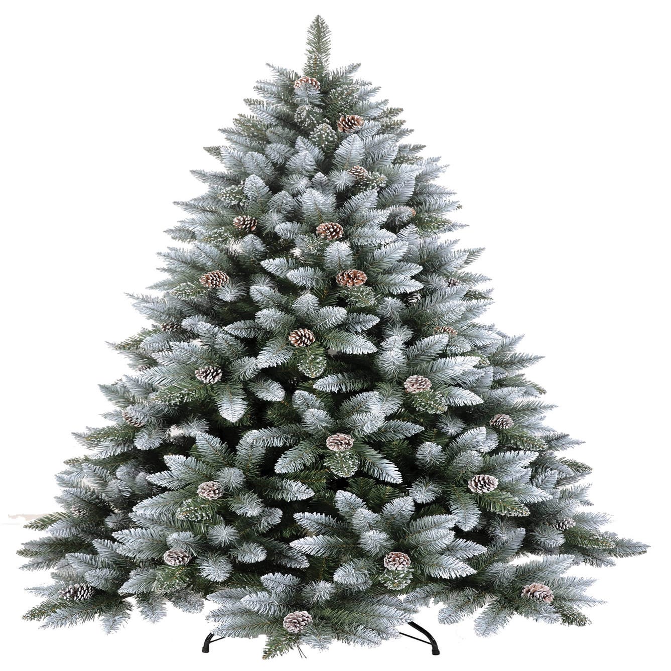Albero di Natale Artificiale Innevato 240 cm 2180 Rami Verde