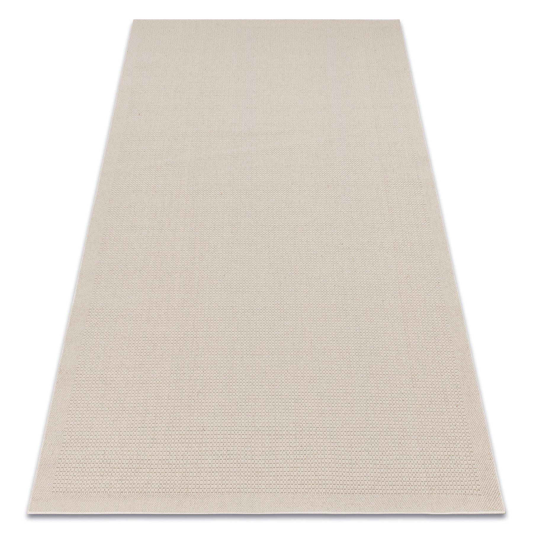 Tappeto in lana VILLA 8986/68200 Un colore SIZAL, tessitura piatta beige  160x230 cm