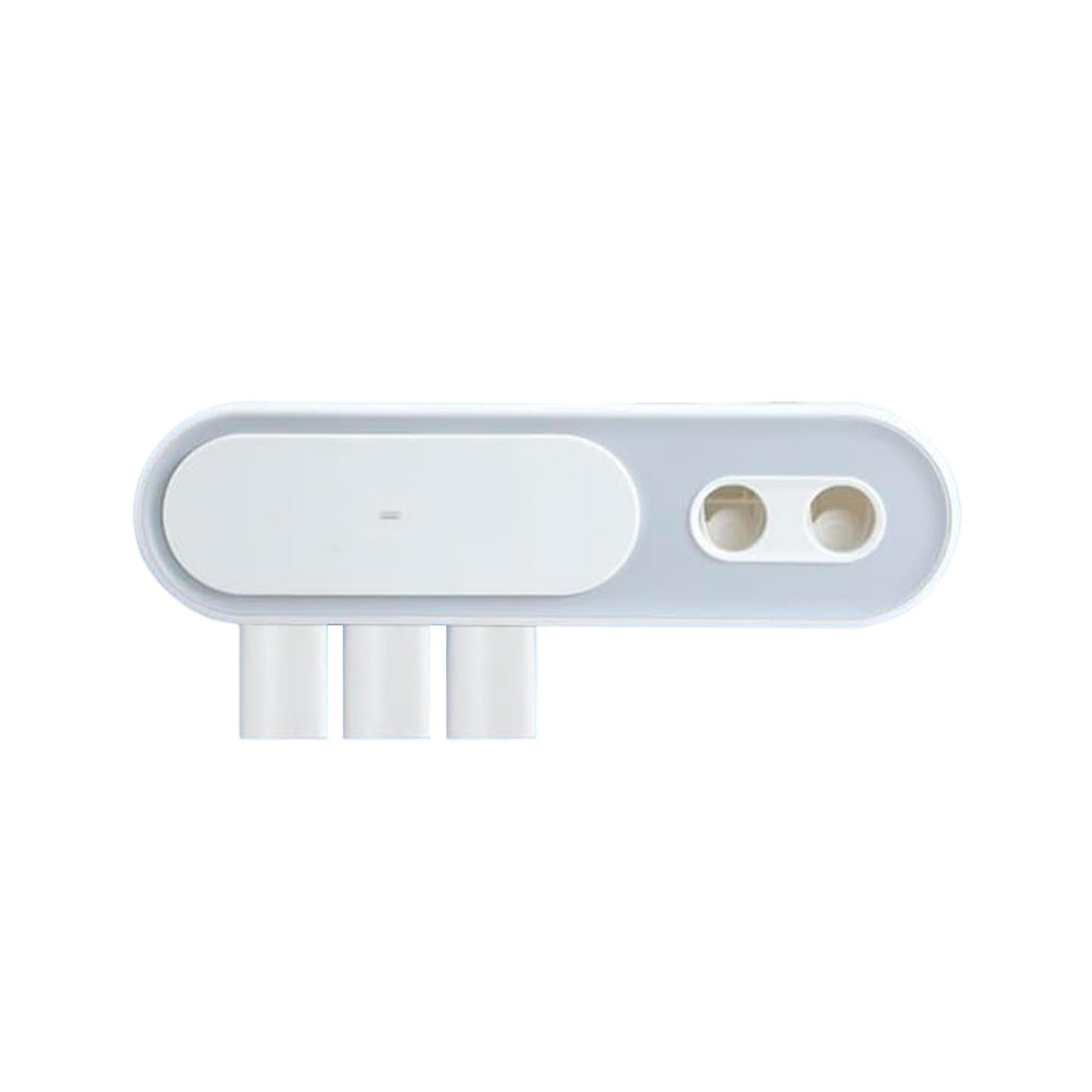 Organizador De Baño SIN TALADRO - Estante Para Pasta Y Cepillos De Dientes Montado En Pared, Multicolor
