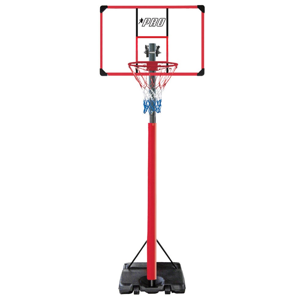 ProSport Canestro Basket Esterno 305cm - Canestro Basket Esterno  Professionale Regolabile in Altezza da 1,5 a 3,05 m - Canestro Basket  Bambini e