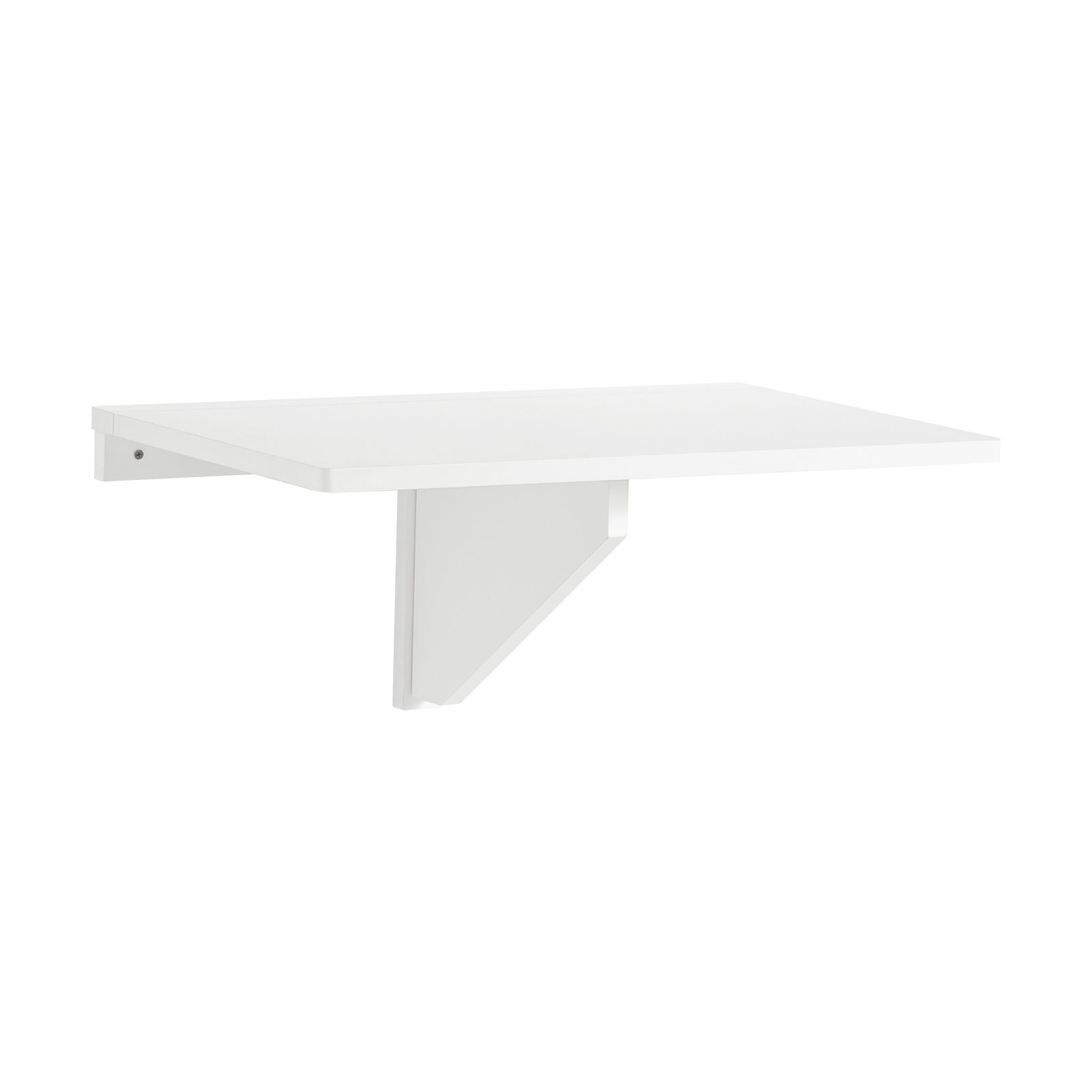 en.casa] Tavolino da Muro Pieghevole - Scrivania, Tavolo da Pranzo - 100 x  60 x 58 cm - Effetto faggio : : Casa e cucina