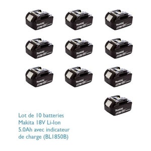 Batterie MAKITA BL1860B Li-ion 18V/6Ah (témoin de charge intégré) -  Racetools