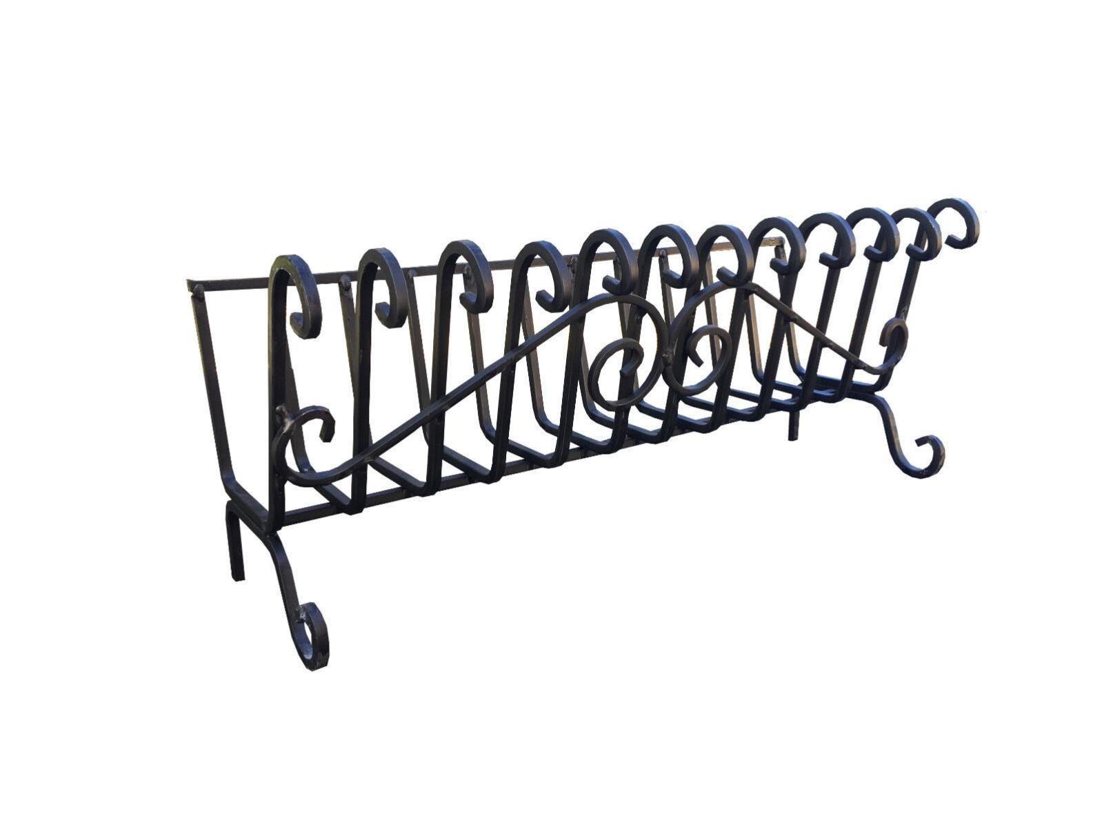 Brucialegna Piccolo In Ferro - 6 Barre Per Camini E Stufe, 26x21x13.5cm - Foto 4