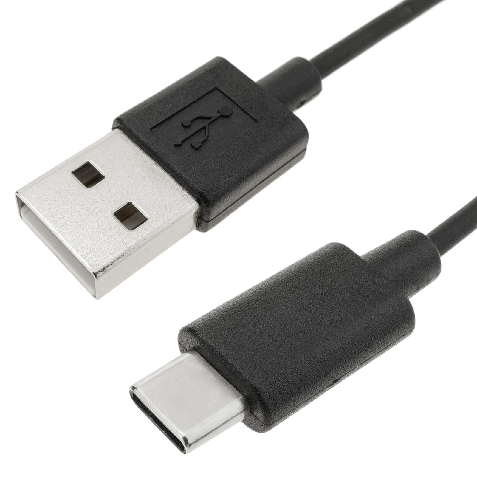 Cavo intrecciato da USB-C a USB-A (1 m, nero)