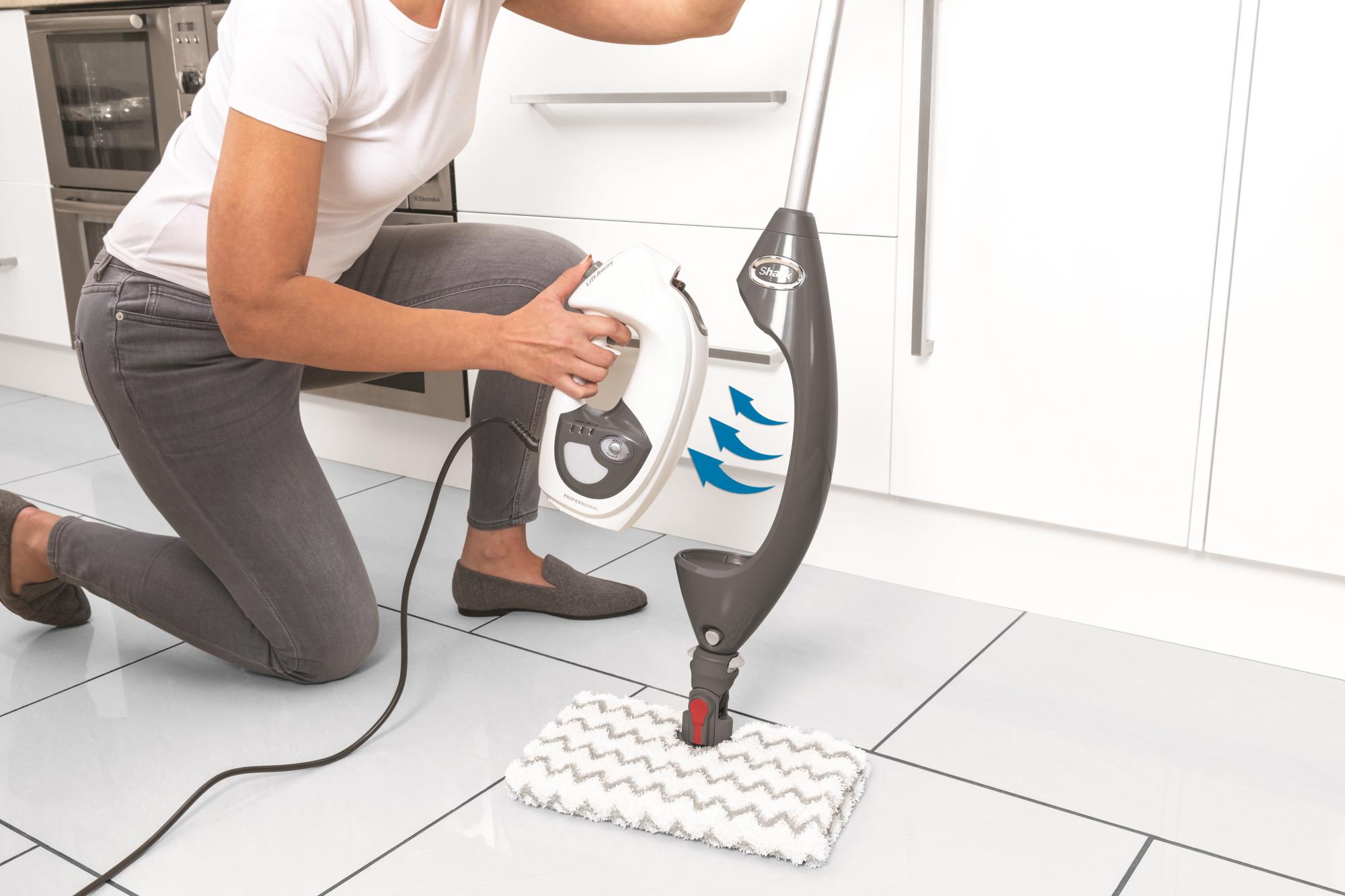 6 Cuscinetti Di Ricambio In Microfibra Per Pulitore A Vapore Shark RV2410, 2610WD, 2610WA, WFUS - Lavabili E Riutilizzabili (184 X 304 Mm)