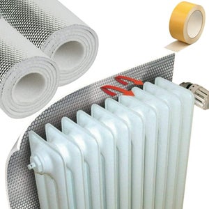 MOXVIO Feuille réfléchissante pour radiateur derrière radiateur - Panneau  arrière - Économie d'énergie - Feuille de déflecteur thermique - Isolation  murale - 3 mm d'épaisseur (200 cm x 50 cm x 3 mm) : : Bricolage
