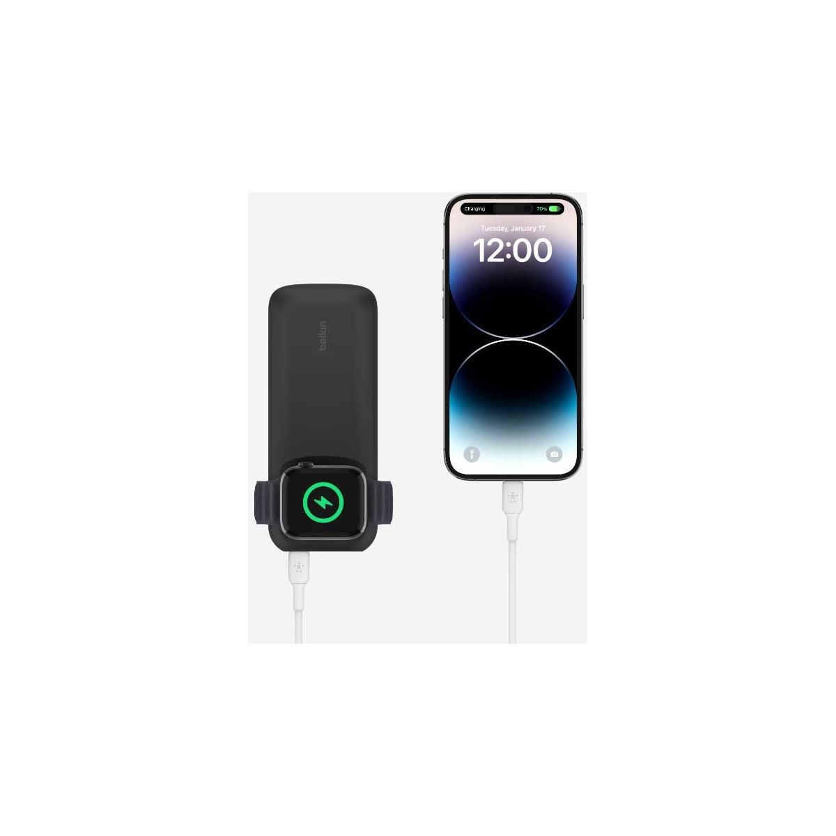 Chargeur sans fil rapide pour Apple Watch + batterie externe 10 K