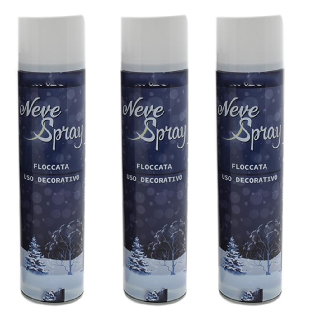 3 Bombolette Neve Spray 150ml - Per Decorazioni Natalizie Su Vetri, Alberi E Presepi, Effetto Neve Artificiale - Foto 10
