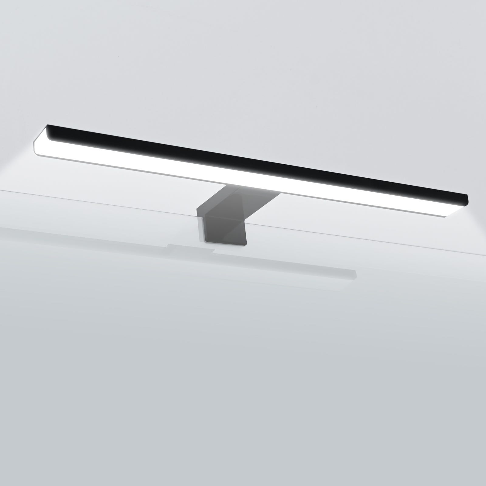 EMKE Lampe Miroir LED Salle de Bain Rotative 180° Lumière Naturelle 4000K  Lampe pour Miroir Armoire Lumineuse Blanc (L : 40cm)