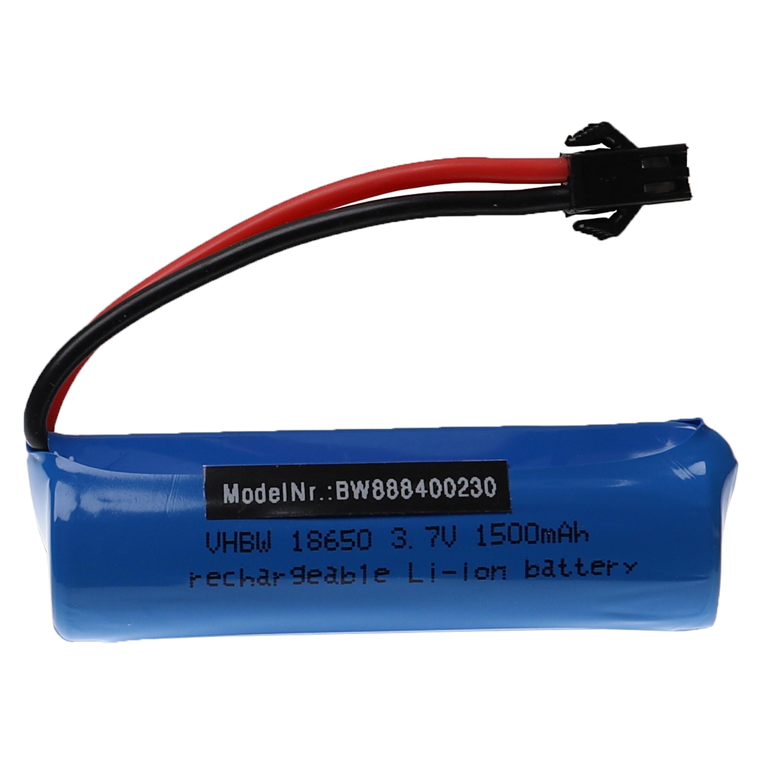 Vhbw Batterie compatible avec SM-3P connecteur pour modéle RC par