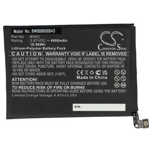 Batterie Remplacement 5020mAh BN52 Pour Xiaomi Redmi Note 9 Pro/10X - Compatible M2003J6B1I M2003J6B2G