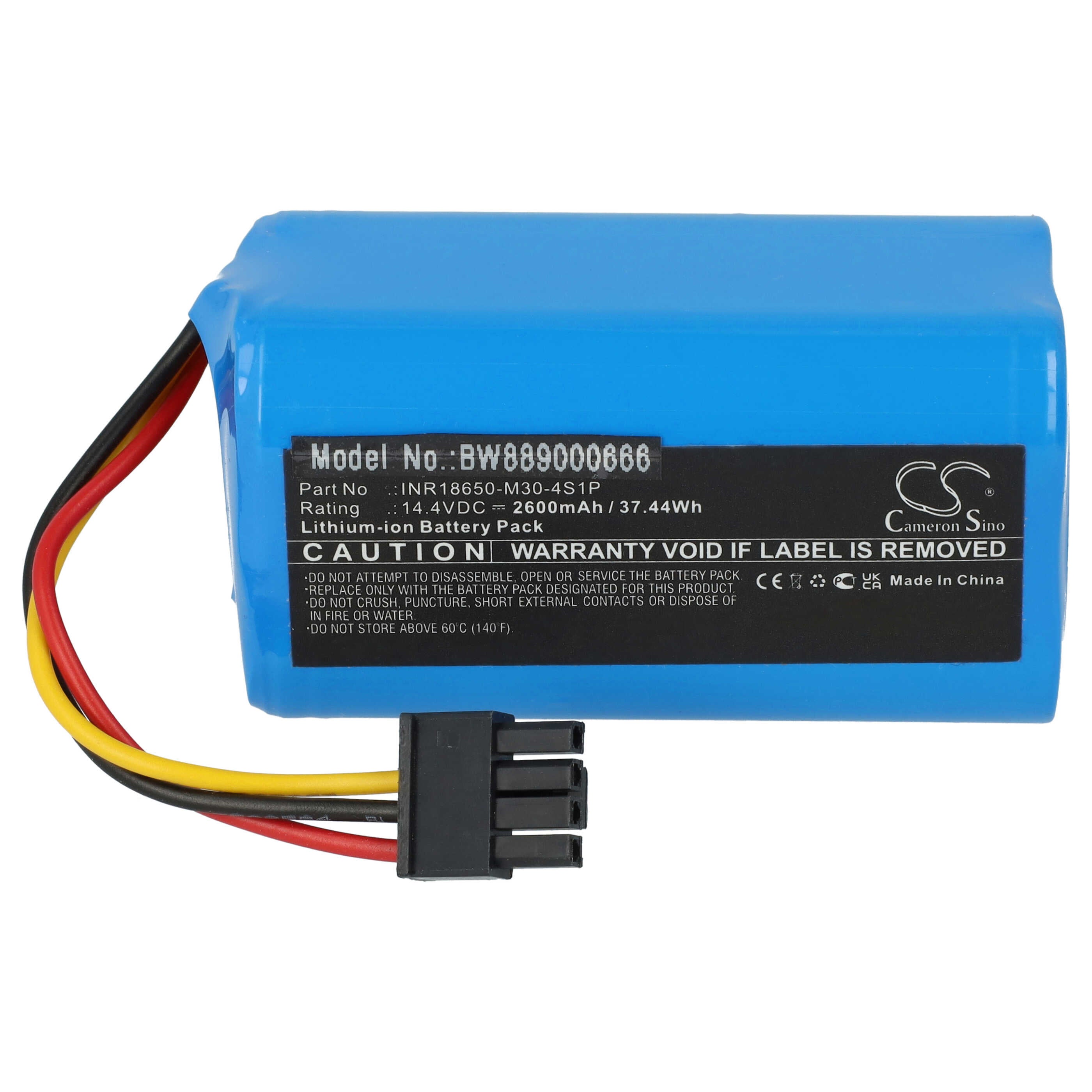 Vhbw Batterie Remplacement Pour Proscenic INR18650-M30-4S1P, T-4S1P-B ...