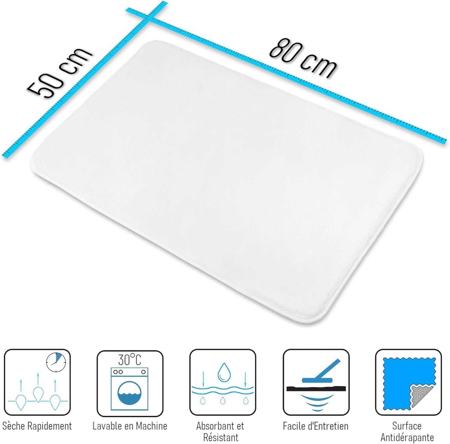 Tapis de bain Blooming 50 x 80 cm - 3