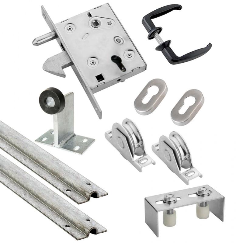 Kit portail coulissant complet Indem VIO 600 Kg 220V + 6 m crémaillères
