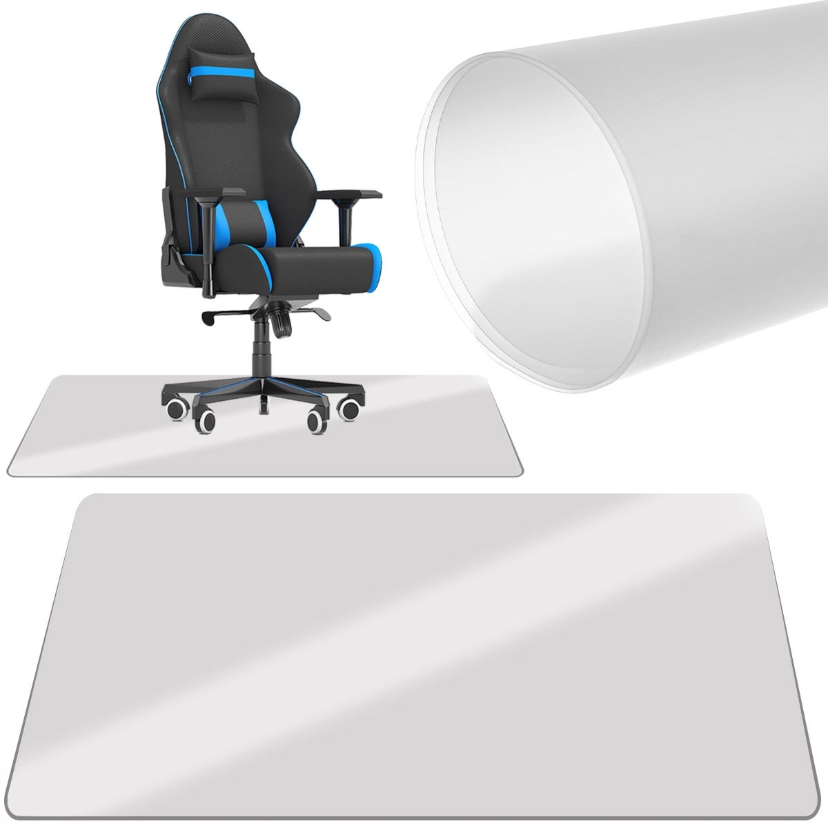 Tapis protège sol pour chaise de bureau, tapis pour protection de