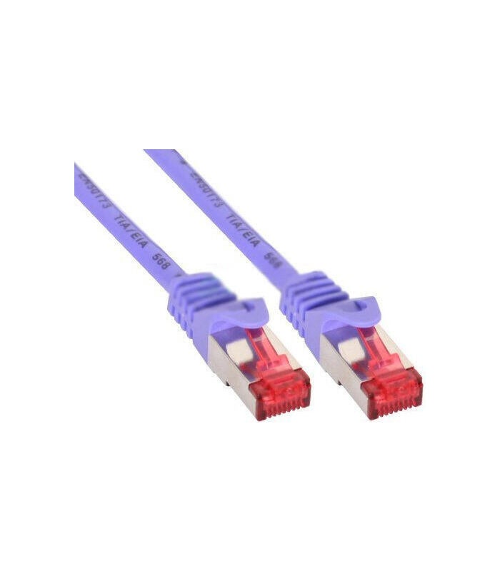 C Ble R Seau En Ligne S/ftp Pimf Cat.6 250mhz PVC Cuivre Violet 3m ...