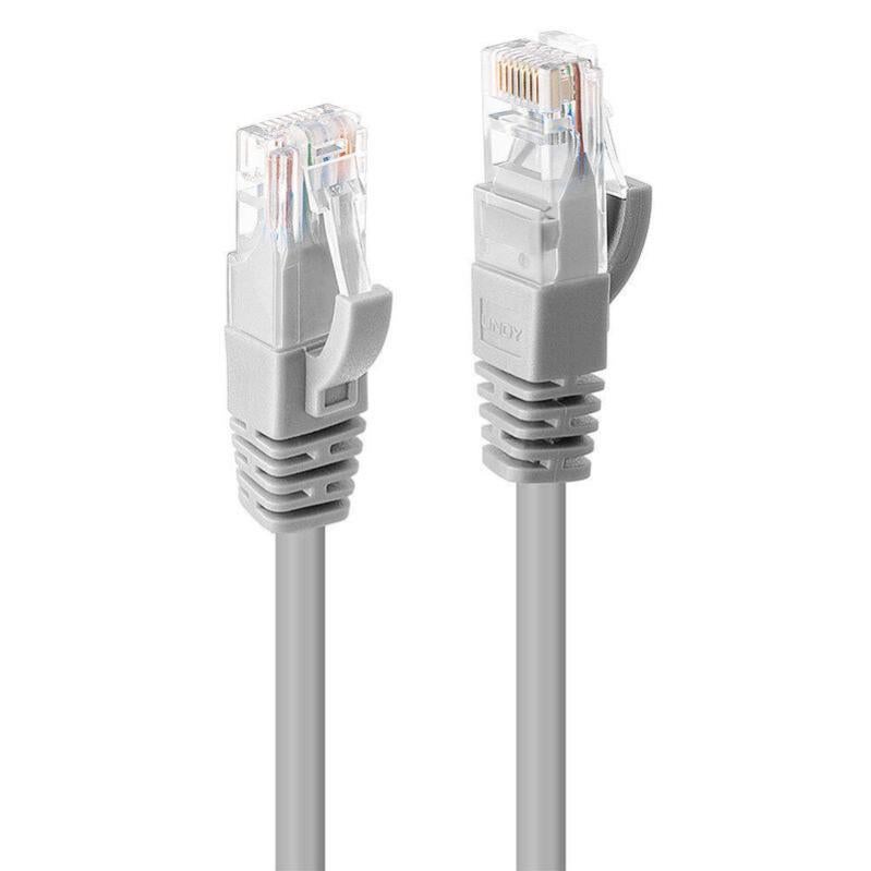 Cable de red Cat6 U/UTP Lszh Prysmian gris con 100 metros
