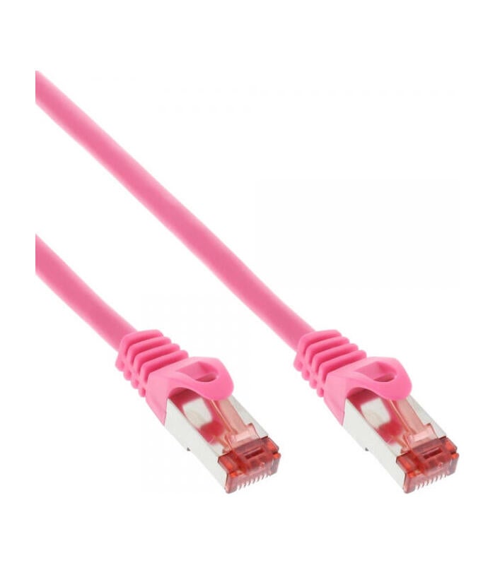 C Ble R Seau En Ligne S Ftp Pimf Cat Mhz Pvc Cuivre Rose M Leroy Merlin