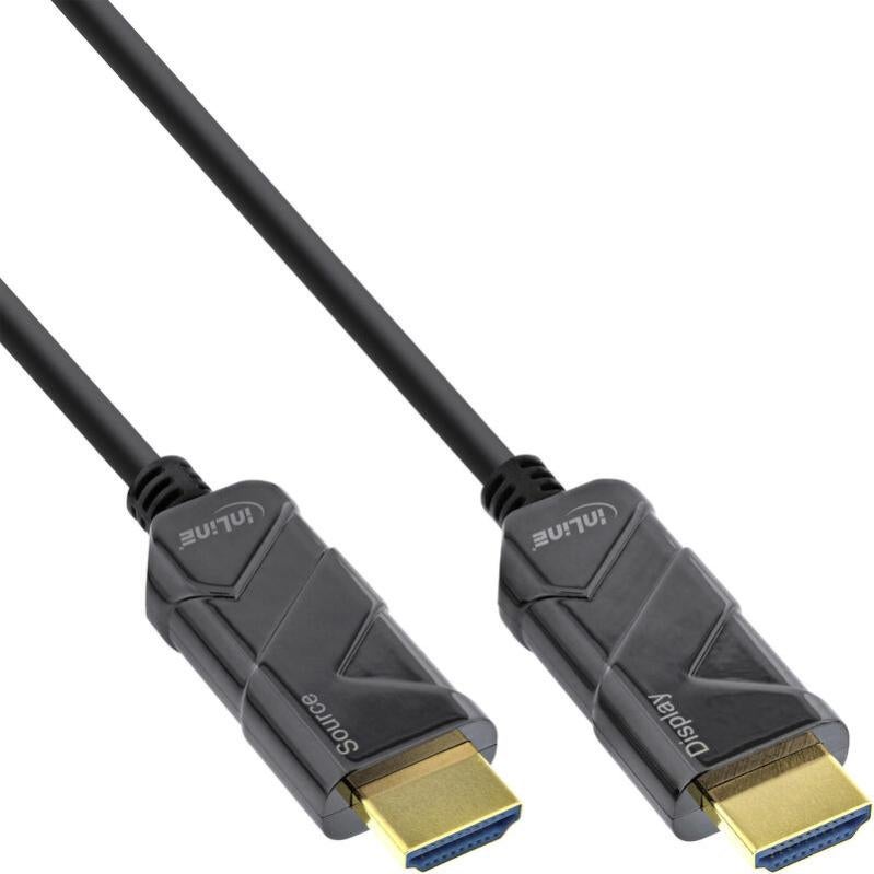 Cable inline hdmi aoc, cable hdmi de ultra alta velocidad, 8k4k, negro