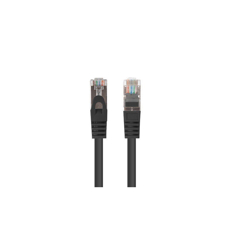 Lanberg cable de red cat.6 ftp 0.25m negro 10-pack | Leroy Merlin