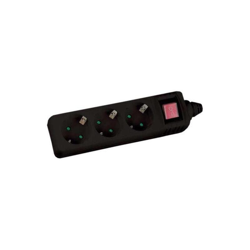 Multiprise En Ligne 6 Prises Avec Protection 6x Type F Avec Interrupteur Noir 1 5m 89858055 Multiprise En Ligne 6 Prises Avec Protection 6x Type F Avec Interrupteur Noir 1 5m 89858055