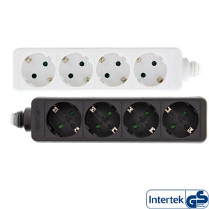 Rallonge électrique Multiprises 4 prises avec 2 entrées USB Maclean blanc.  - Électricité et domotique - Achat & prix