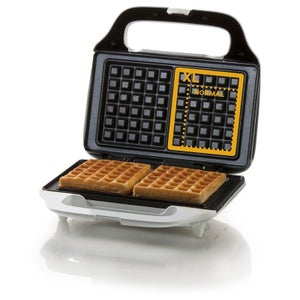 MACCHINA WAFFLE CIALDE PIASTRA ELETTRICA WAFFEL BELGI WAFER MAKER COLAZIONE  750W