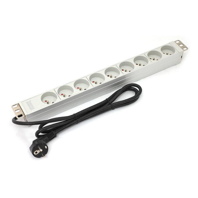 Multiprise blanche (2P+T; DP USB; 1.5m) nombre de prises 4 prises