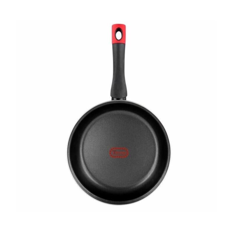 Magefesa Pfanne 24 Cm Schwarz - Emaillierter Stahl, Induktionsgeeignet & Mit Antihaftbeschichtung, Made In Spain