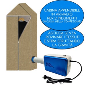 Trade Shop - Asciugatrice Biancheria Elettrica Box Asciugabiancheria  Stendino Portatile Casa
