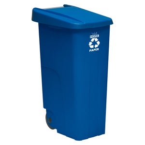 Cubo de basura para reciclaje, pedal, separador de residuos 3x15L