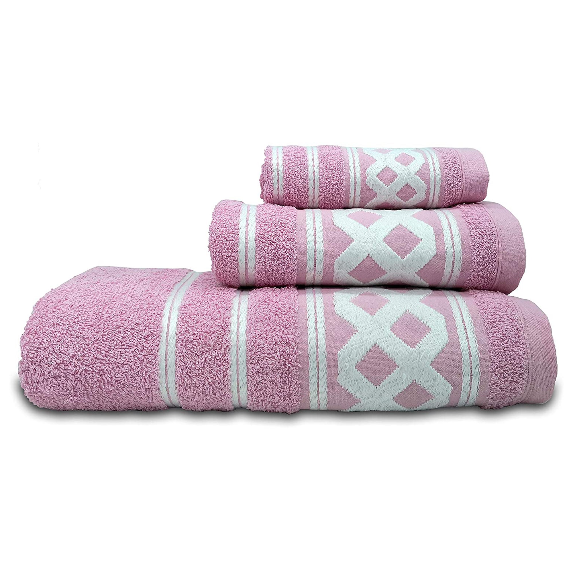 Toalla Ducha de baño - Color rosa - Oferta 2X1 - 100% algodón - Almacenes  Europa 2x1