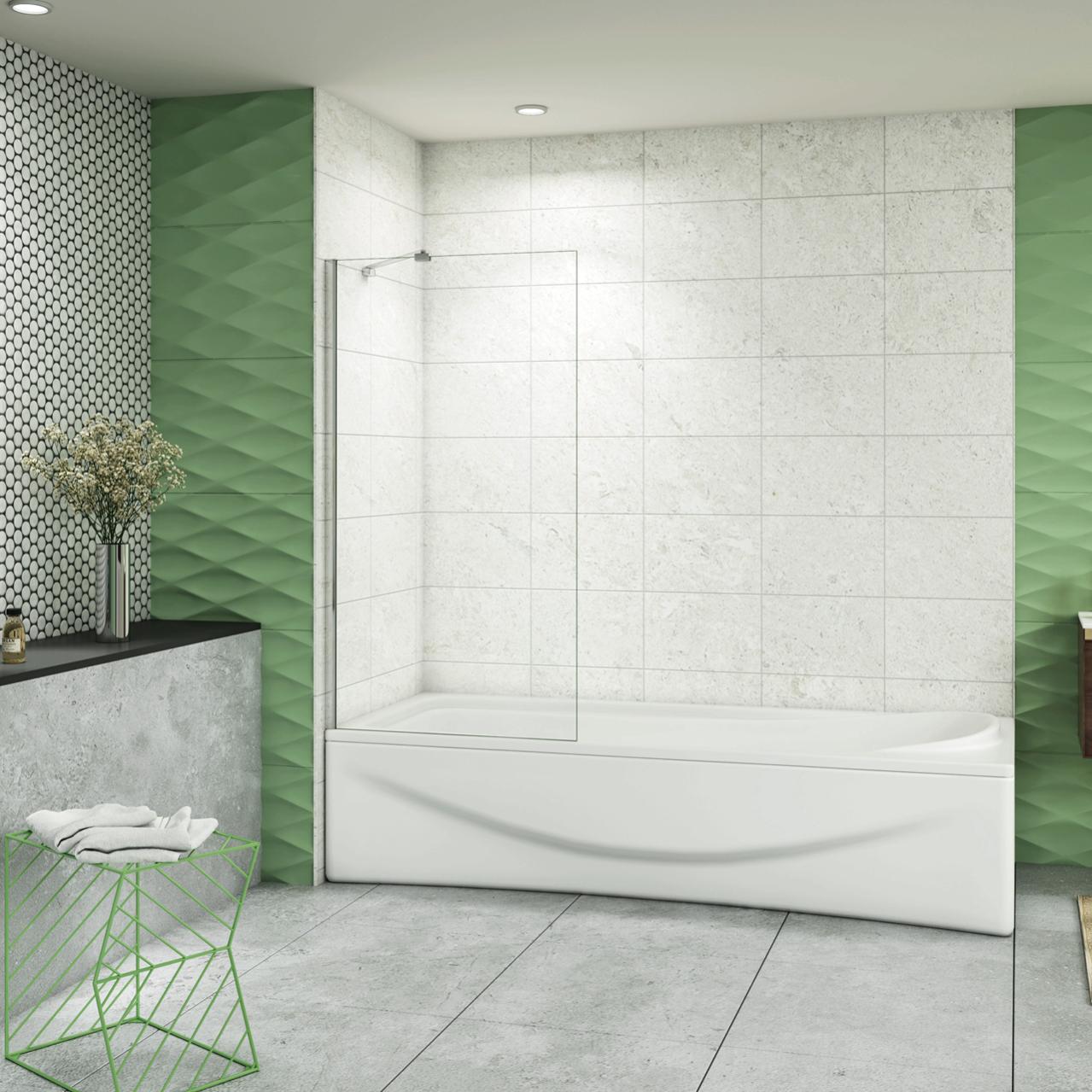 Paroi De Douche En Verre Trempé Anti-calcaire Pour Baignoire - Occasion