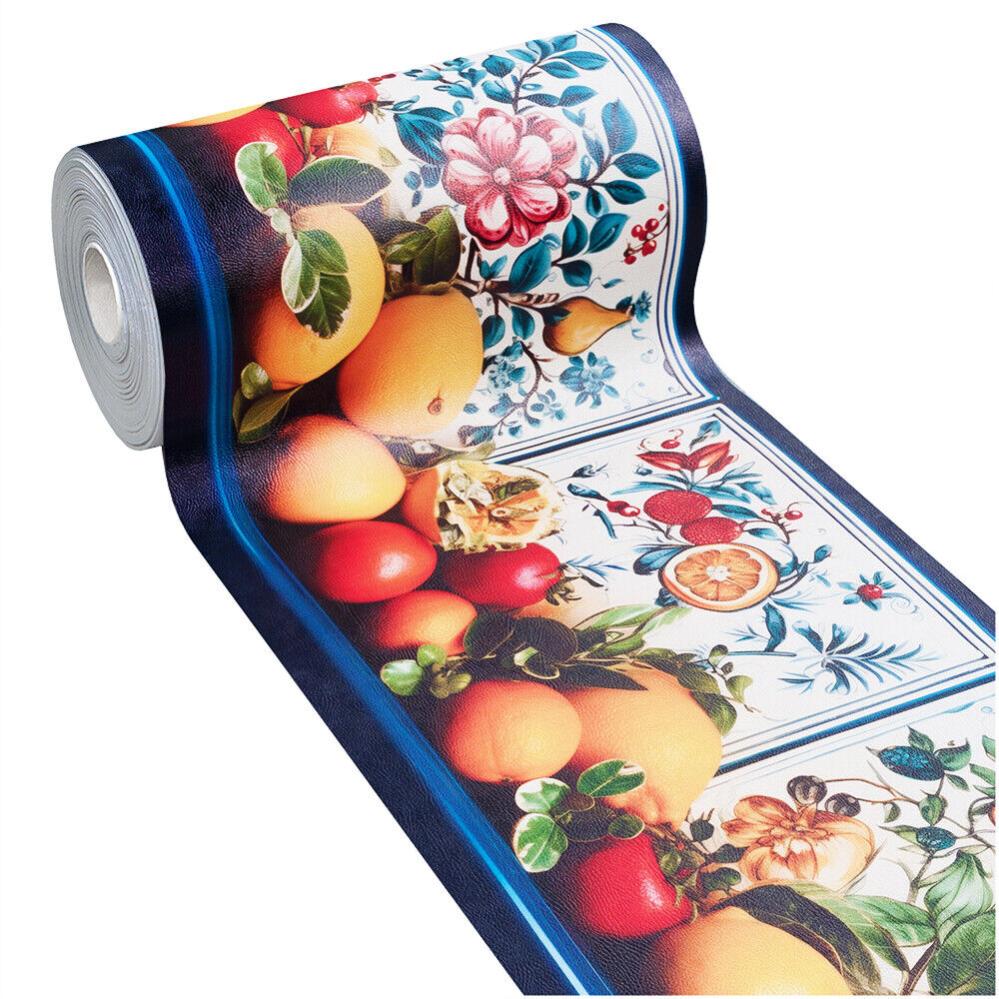 Tapis De Cuisine Antidérapant Cœurs Suspendus Rouge – 50x180 Cm, 100% Coton Imprimé Numérique, Fabriqué En Italie