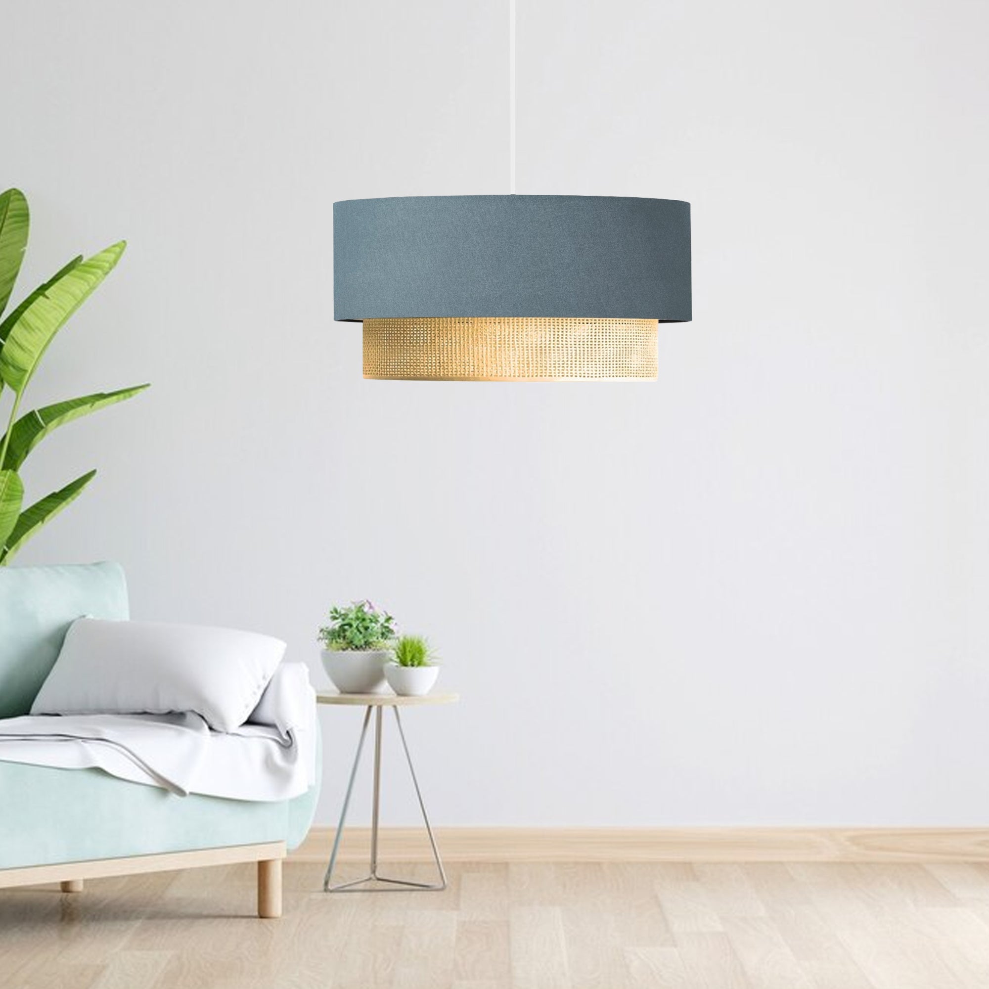 Lampada a Sospensione Alta 132 cm Lampadario con Paralume in Tessuto a  Forma Ovale Lampada da Soffitto, Plafoniera - Nero - lux.pro